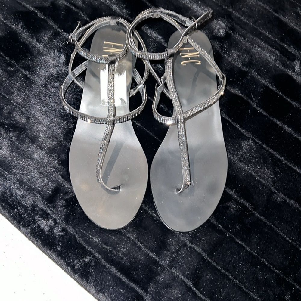 INC sparkle sandals - Picture 3 of 6